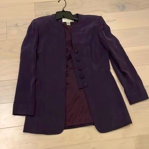 Jones New York. Blazer. Size 6. Purple. Excellent condition.
